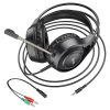 1.4 Gaming Headset Aux wired Over-Ear With HD Mic & 2-in-1 Aux adapter HocoW106