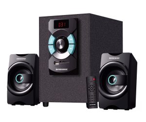 2.1 Bondsonic SD-23BT 2.1 Channel Bluetooth Powered Speaker System with Remote