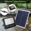 100W Solar LED Outside Flood Light with Remote Control
