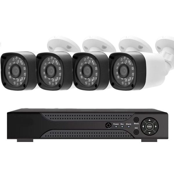 3.1 4 Channel Wireless CCTV Security Cameras Kit - DVR with 4 Cameras