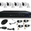 Andowl Full HD 4K Wireless Smart Camera - Waterproof 4 Channel CCTV Kit
