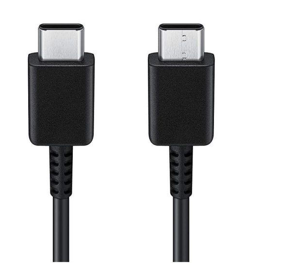 65W Multi Port Trio Super Fast Charger with USB to Type-C Cables Black