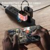 65W Multi Port Trio Super Fast Charger with USB to Type-C Cables Black