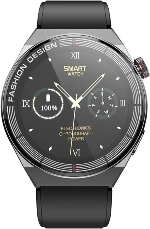 Smart Watch 1.28" - Bluetooth Calls, Heart Rate & Fitness Tracker BD2 Black