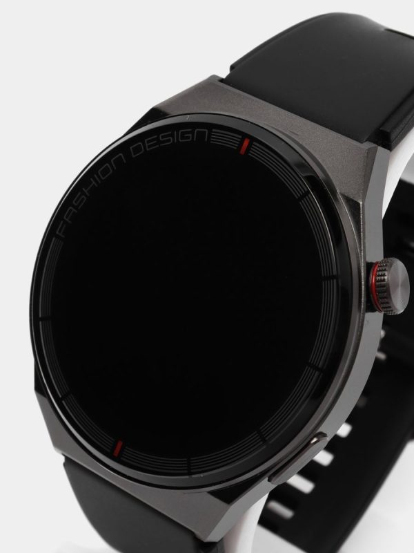 Smart Watch 1.28" - Bluetooth Calls, Heart Rate & Fitness Tracker BD2 Black