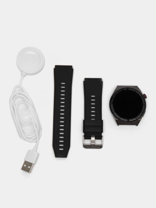 Smart Watch 1.28" - Bluetooth Calls, Heart Rate & Fitness Tracker BD2 Black