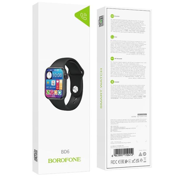 Borofone Smart Watch BD6 - Black