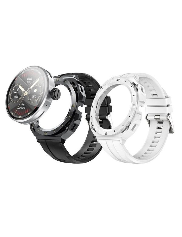 Hoco Y14 Smart Watch With 2 Metal Case + 2 Belts