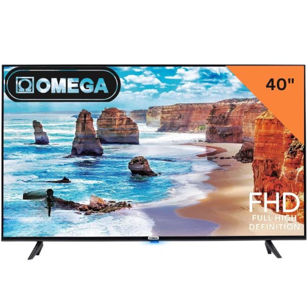OMEGA40-1 Omega 40" Full HD Non-Smart TV Wide Color Changer HDMI / USB / AV Mode