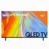 Supersonic 43" QLED Frameless Smart Android TV - Netflix - YouTube