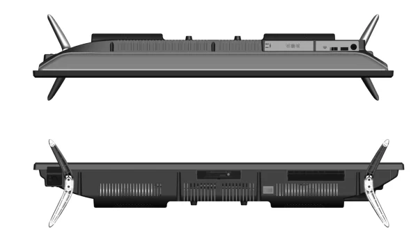 Supersonic 50" Full HD Non-Smart LED TV HDMI/VGA/USB/AV Mode