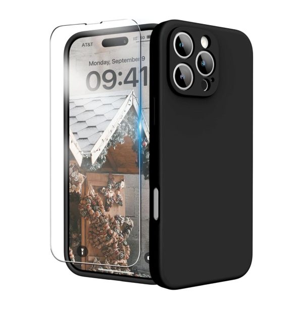 Silicone Case & Screen Protector1 Silicone Case & Screen Protector Combo Deal for iPhone