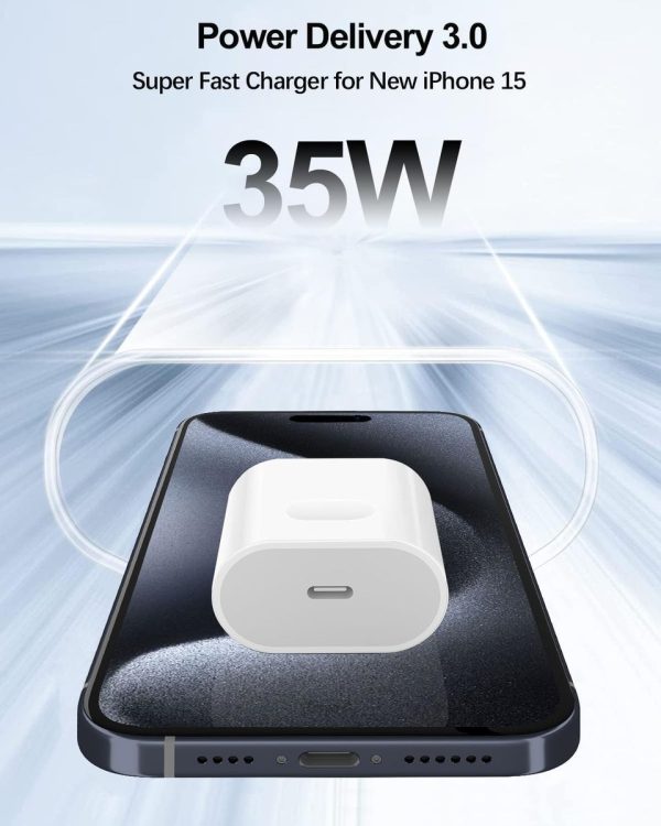 USB-C 35W Fast Charging Power Adapter For iPhone 15 Series