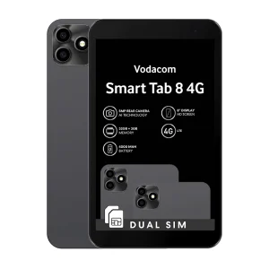 VODA8.1 Vodacom Smart Tab 8 4G 32GB - Black