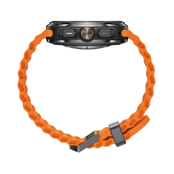 Samsung Galaxy Watch Ultra (2025) LTE 47mm - Titanium Silver/Orange Strap