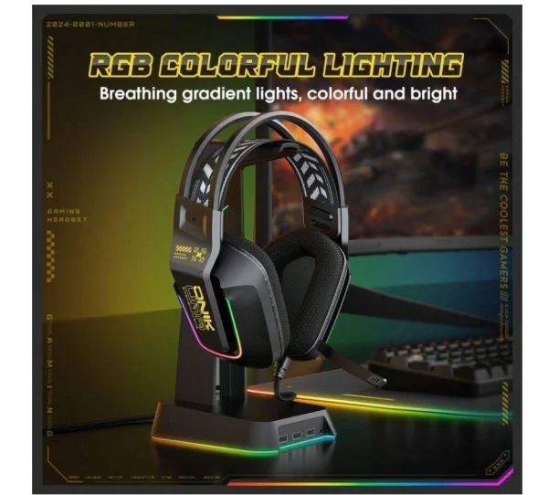 Onikuma X13 Wired Gaming Headphones Compatible with PS4/PS5/PC