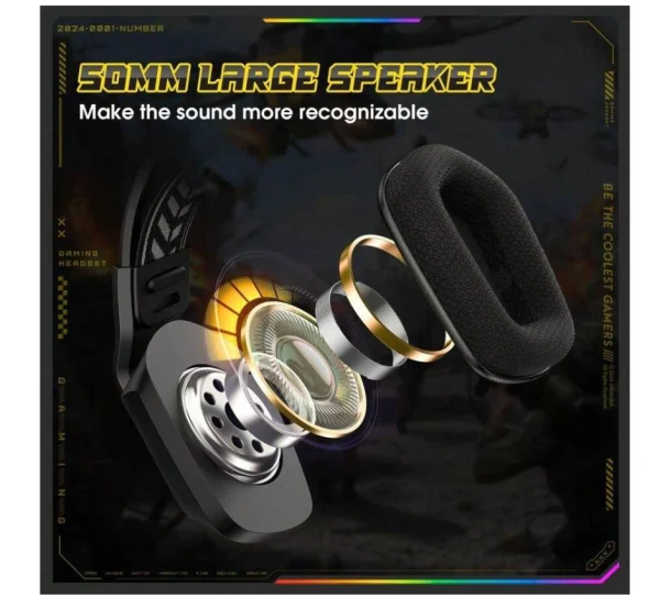 Onikuma X13 Wired Gaming Headphones Compatible with PS4/PS5/PC