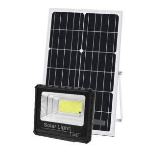 600W Solar Flood Light Outdoors with Remote Control