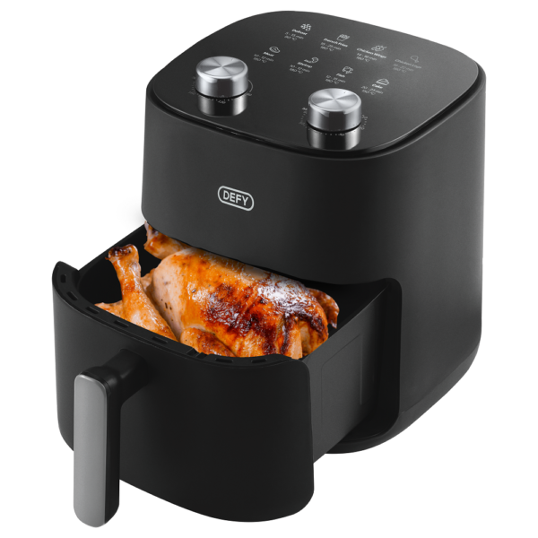 Defy DAF2347MBG 4.7L Air Fryer Black & Silver