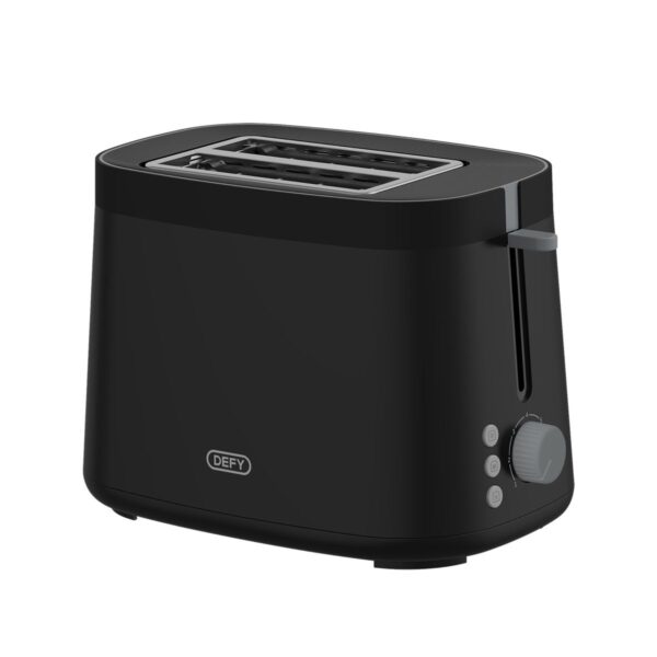 Defy Piano Black Glow 2-Slice Toaster
