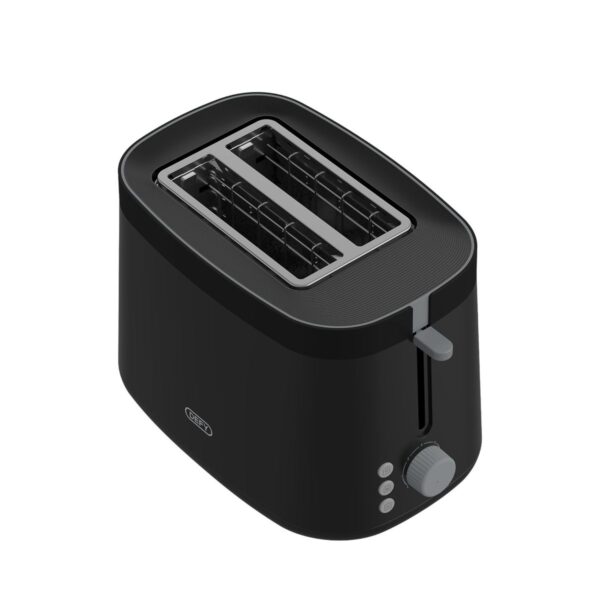 Defy Piano Black Glow 2-Slice Toaster