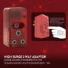 Ellies High Surge Protection Adaptor 1× 16A (3-Pin) + 1× 5A (Euro)