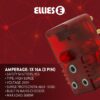 Ellies High Surge Protection Adaptor 1× 16A (3-Pin) + 1× 5A (Euro)