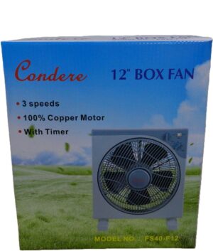 FS40-F12.5 Condere 12" Oscillating Table/Desk Electric Fan FS40-F12