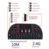 Mini Wireless Keyboard.1 Andowl Mini Wireless Keyboard - Backlit Multimedia Remote with Touchpad