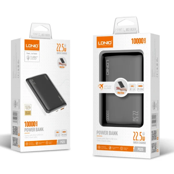 Ldnio Dual Port Power Bank PQ25