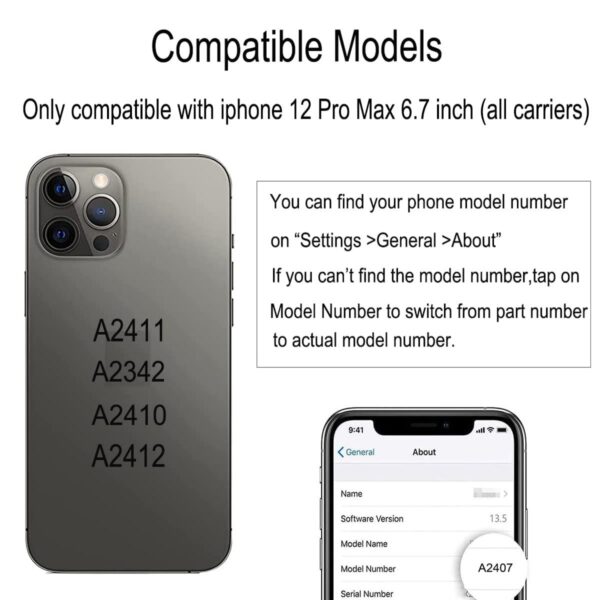 Screen Replacement Compatible with iphone 12Pro Max with Repair Tools