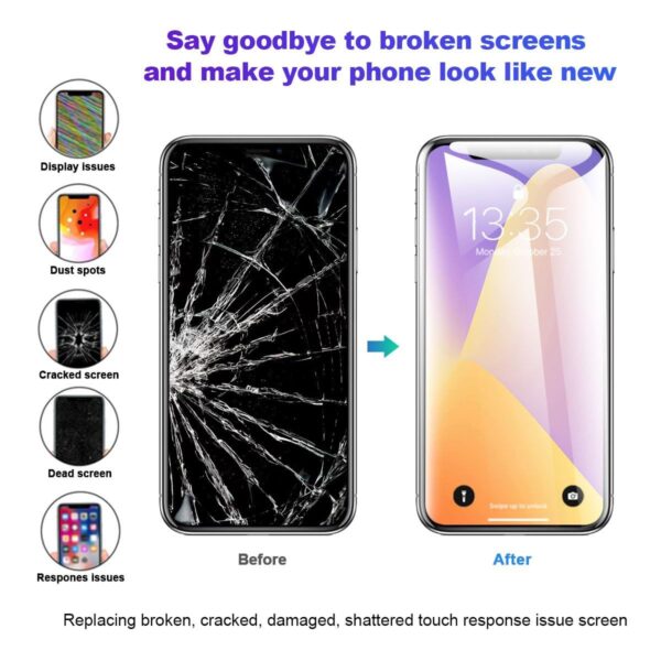 Screen Replacement Compatible with iphone 15 Pro with Repair Tools