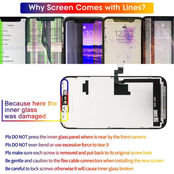 Screen Replacement Compatible with iphone 16 Pro with Repair Tools