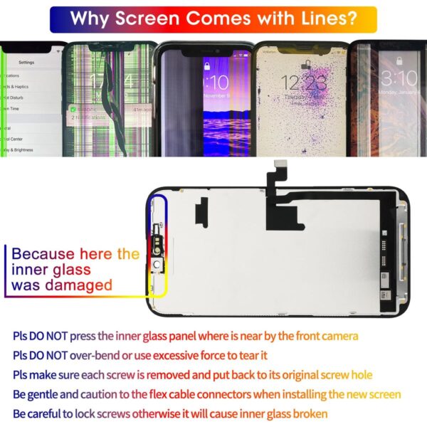 Screen Replacement Compatible with iphone 16 Pro Max with Repair Tools