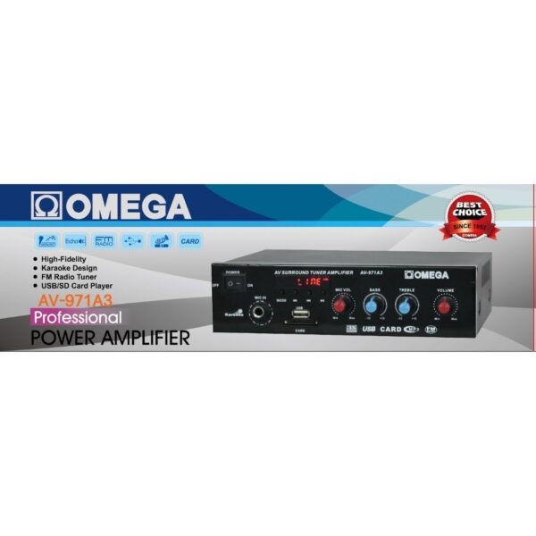 Omega Power Amplifier Professional AV-971A3
