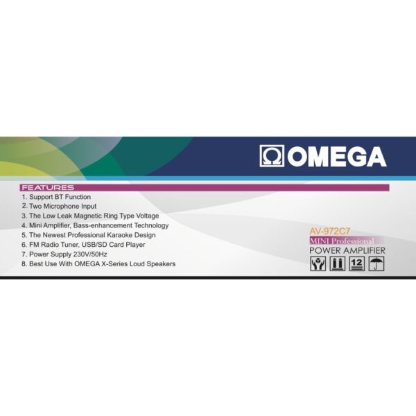 Omega Mini Professional Power Amplifier AV-972C7