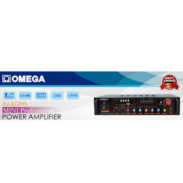 Omega Mini Professional Power Amplifier AV-972H5