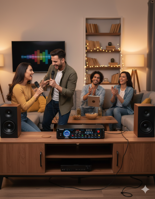 Omega Amplifier Karaoke Bluetooth/USB/Mic/FM Radio/Audio/ AV-972JC