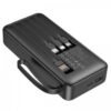 Borofone 20,000mAh Digital Powerbank with 4 Cables(USB-A+USB-C+MicroUSB+iP)