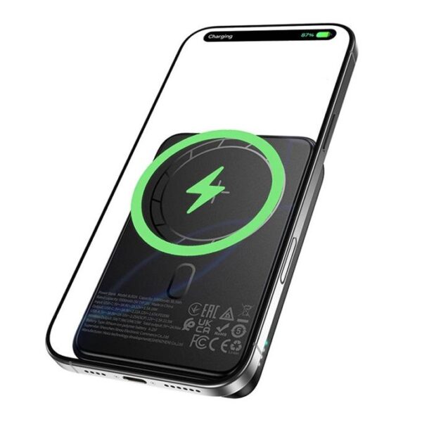 5000Mah Super Fast Wireless Magnetic Power Bank Borofone BJ82