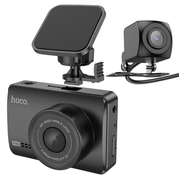 Hoco DV3 Driving Recorder Dash Camera Dual Channel