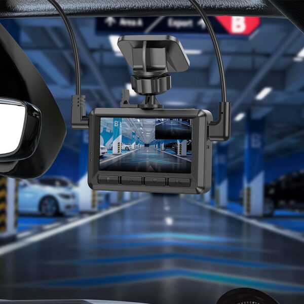 Hoco DV3 Driving Recorder Dash Camera Dual Channel