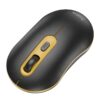 Wireless Ergonomic Mouse HOCO GM21 Platinum 2.4G Black-Yellow
