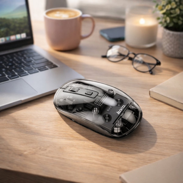 2.4G Wireless Mouse with Crystal Design Silent Click for Laptop & PC-GM29