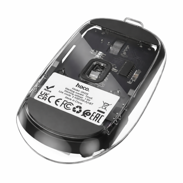 2.4G Wireless Mouse with Crystal Design Silent Click for Laptop & PC-GM29