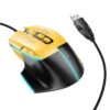 USB-A Game Wired Mouse 1.5m Wired With Colorful Led Light- HOCO GM31