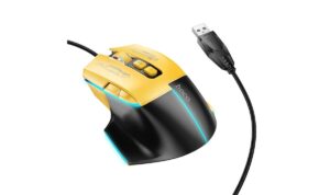 USB-A Game Wired Mouse 1.5m Wired With Colorful Led Light- HOCO GM31