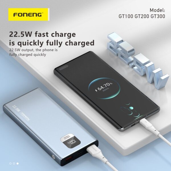 Foneng 30,000 mAh 22.5W Fast Charging Power Bank