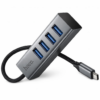 HOCO 4-in-1 types c to USB-A Hub USB 3.0 High Speed Adapter - HB1C