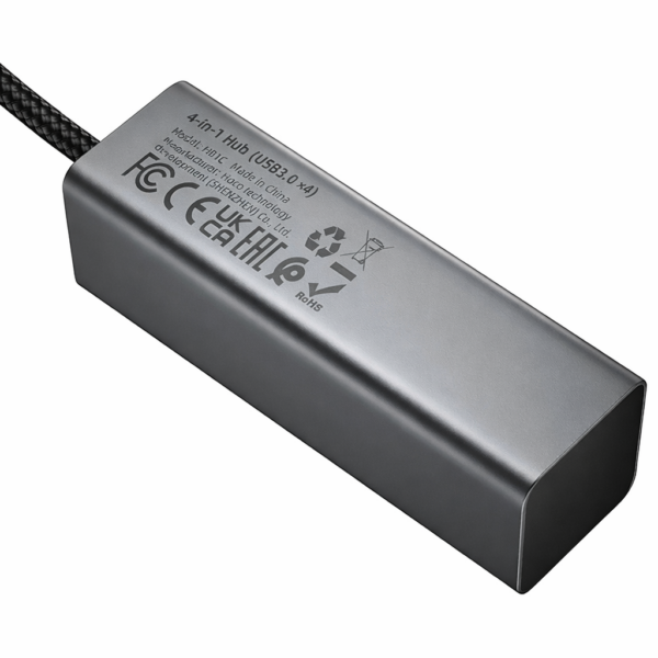 HOCO 4-in-1 types c to USB-A Hub USB 3.0 High Speed Adapter - HB1C